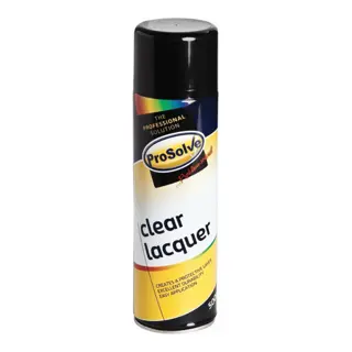 ProSolve Clear Lacquer Aerosol 500ml (Box Qty: 12)