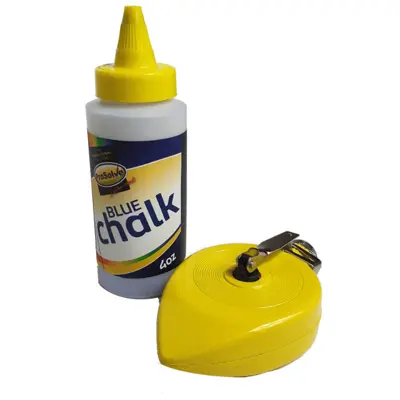 ProSolve Alloy Chalk Line (30cm) & Chalk (Box Qty: 10)