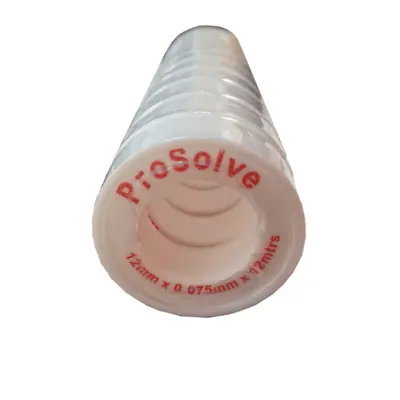 ProSolve PTFE Tape 12mm x 12m (Box Qty: 10)