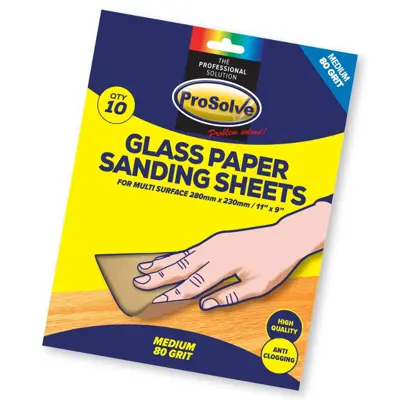 ProSolve Delta Glass Paper Sanding Sheets