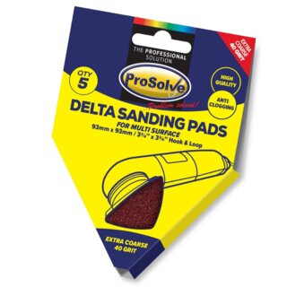 ProSolve Delta Sanding Pad Hook & Loop (Pack of 5)