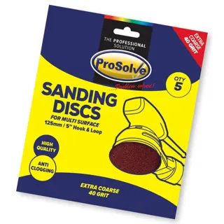 ProSolve Sanding Disc Hook & Loop (Pack of 5)