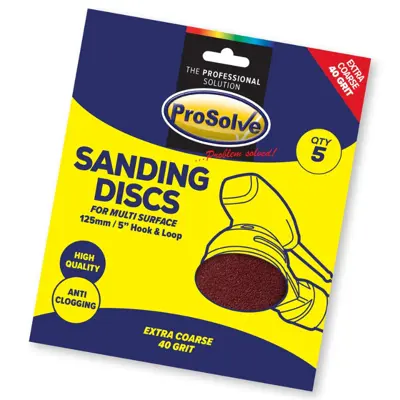 ProSolve Sanding Disc Hook & Loop (Pack of 5)