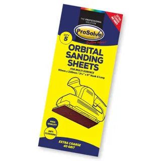 ProSolve Sanding Sheet Hook & Loop (Pack of 5)