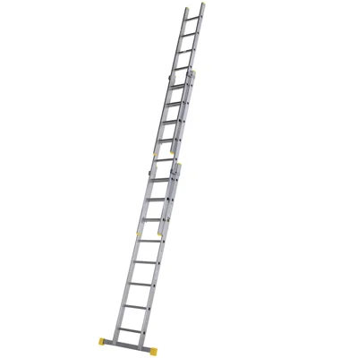 Werner 577 Series Square Rung Triple Extension Ladder