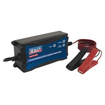 Sealey SBC6 Fully Automatic Battery Charger and Maintainer - 12/6A