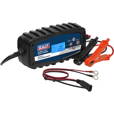 Sealey Compact Auto Smart Charger - 4A 6/12V