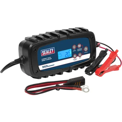 Sealey Compact Auto Smart Charger - 6.5A 6/12V