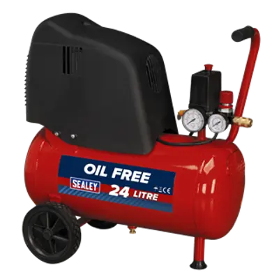 Sealey Oil Free Belt Drive 24L Electric Air Compressor