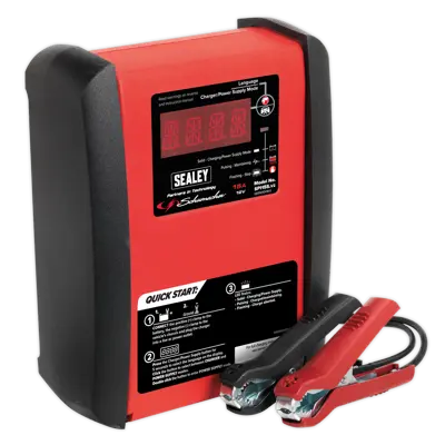 Sealey Schumacher Speed Charge Battery Charger/Maintainer 12V/15A